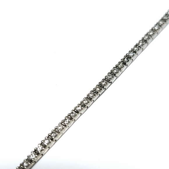 1.00 ct Diamond 10K Gold Bracelet Certificate - Picture 11 of 17